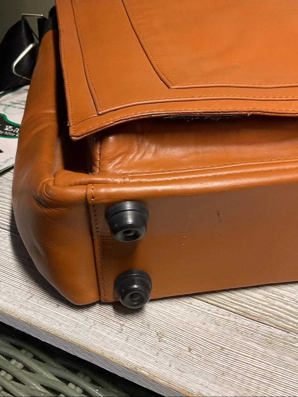 H2CO leather laptop messenger bag Traffic Bag